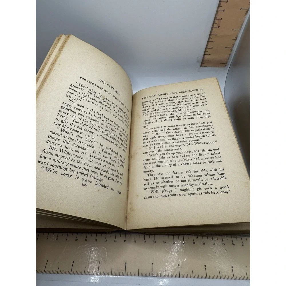 The Boy Scouts of Lenox by Frank V. Webster 1915 Cupples & Leon Vintage Book BSA